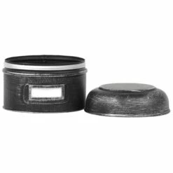 LABEL51 Boîte De Rangement 13x13x10 Cm S Noir Antique - Noir -Rangement de jardin Soldes 33252506 2