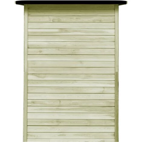 VidaXL Abri De Jardin 1,5 X 2 M Bois De Pin Imprégné - Vert 5 VidaXL Abri De Jardin 1,5 X 2 M Bois De Pin Imprégné - Vert – Image 3