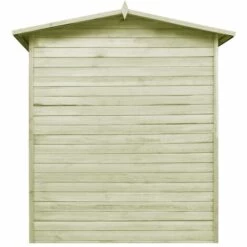 VidaXL Abri De Jardin 1,5 X 2 M Bois De Pin Imprégné - Vert 10 VidaXL Abri De Jardin 1,5 X 2 M Bois De Pin Imprégné - Vert -Rangement de jardin Soldes 3426568 4