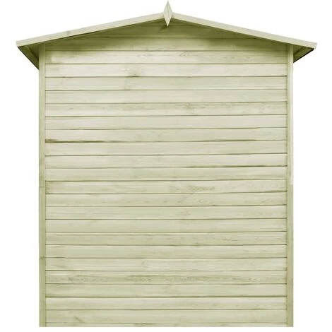 VidaXL Abri De Jardin 1,5 X 2 M Bois De Pin Imprégné - Vert 6 VidaXL Abri De Jardin 1,5 X 2 M Bois De Pin Imprégné - Vert – Image 4