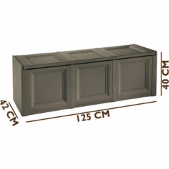 Tontarelli Omnimodus Coffre De Rangement 1 Seul Espace Wengue 125 X 40 X 44 Cm Angora 9 Tontarelli Omnimodus Coffre De Rangement 1 Seul Espace Wengue 125 X 40 X 44 Cm Angora -Rangement de jardin Soldes 34736778 3