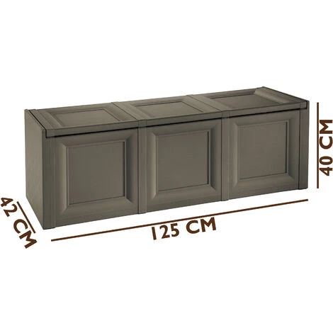 Tontarelli Omnimodus Coffre De Rangement 1 Seul Espace Wengue 125 X 40 X 44 Cm Angora 5 Tontarelli Omnimodus Coffre De Rangement 1 Seul Espace Wengue 125 X 40 X 44 Cm Angora – Image 3