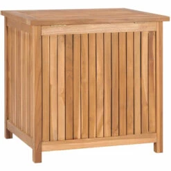 ASUPERMALL Boite De Rangement De Jardin 60x50x58 Cm Bois De Teck Solide -Rangement de jardin Soldes 34966487 4