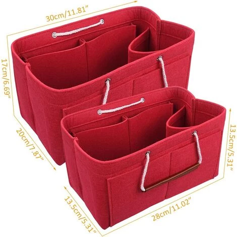 BRIDAY Panier De Rangement Pour Bébé Avec Compartiments Sac à Couche Bébé Organiseur Chambre Bébé Range Pour Nurserie Liste De Naissance Table à Langer Panier Cadeau Fille Garçon Rouge 28x13.5x13.5cm 4 BRIDAY Panier De Rangement Pour Bébé Avec Compartiments Sac à Couche Bébé Organiseur Chambre Bébé Range Pour Nurserie Liste De Naissance Table à Langer Panier Cadeau Fille Garçon Rouge 28x13.5x13.5cm – Image 2