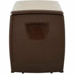 VidaXL Récipient De Stockage Beige Et Marron 122x56x63 Cm - Brun -Rangement de jardin Soldes 37035702 3