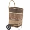 AUBRY GASPARD Chariot En Osier Naturel - Naturel 2 AUBRY GASPARD Chariot En Osier Naturel - Naturel -Rangement de jardin Soldes 397178 1