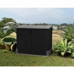 Keter Porte-outils De Jardin STORE IT OUT MIDI Noir -Rangement de jardin Soldes 39856409 2