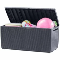 Keter Coffre De Rangement De Jardin Capri 302 L - Anthracite -Rangement de jardin Soldes 4154574 3