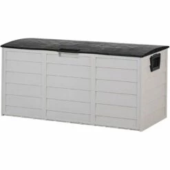 BELIANI Coffre En Plastique Beige - Beige 10 BELIANI Coffre En Plastique Beige - Beige -Rangement de jardin Soldes 42141026 4