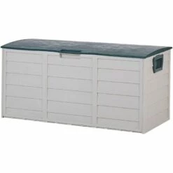 BELIANI Coffre En Plastique Beige - Beige 10 BELIANI Coffre En Plastique Beige - Beige -Rangement de jardin Soldes 42443987 4