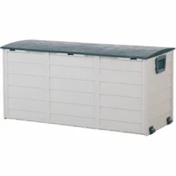 BELIANI Coffre En Plastique Beige - Beige 11 BELIANI Coffre En Plastique Beige - Beige -Rangement de jardin Soldes 42443987 5