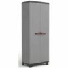 ARGONAUTA Keter Armoire Haute 3 étagères 68x39x173H Stilo Gris -Rangement de jardin Soldes 42838367 1