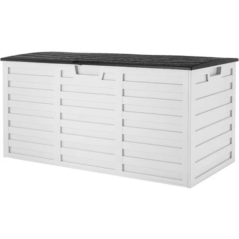 PEDY Coffre De Rangement Extérieur 112x49x53cm, Coffre De Jardin 265L Avec Poignées Et Roulettes, Facile à Monter Et à Déplacer, Protection Solaire Et Étanche, Rangement De Jardin Terrasse Balcon Piscine 3 PEDY Coffre De Rangement Extérieur 112x49x53cm, Coffre De Jardin 265L Avec Poignées Et Roulettes, Facile à Monter Et à Déplacer, Protection Solaire Et Étanche, Rangement De Jardin Terrasse Balcon Piscine
