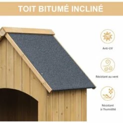 Outsunny Armoire Abri De Jardin Remise Pour Outils 3 étagères Porte Loquet Toit Pente Bitumé Dim. 77L X 54l X 179H Cm Bois Sapin Pré-huilé -Rangement de jardin Soldes 44066266 5