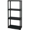 TOOD Etagere En Résine 4 Tablettes - Hauteur 133 Cm Largeur 60 Cm - Noir 2 TOOD Etagere En Résine 4 Tablettes - Hauteur 133 Cm Largeur 60 Cm - Noir -Rangement de jardin Soldes 44412164 1