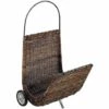 QEM Chariot à Bûches En Poelet Et Métal -Rangement de jardin Soldes 46344866 1