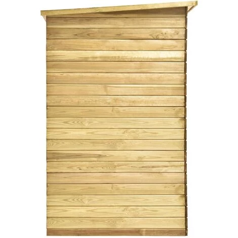 VidaXL Abri à Vélo De Jardin 232x110x170 Cm Bois De Pin Imprégné - Brun 6 VidaXL Abri à Vélo De Jardin 232x110x170 Cm Bois De Pin Imprégné - Brun – Image 4