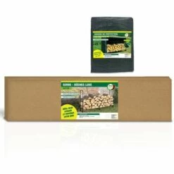 OSE Serre Bûche En Acier Avec Bâche De Protection Pour Le Bois -Rangement de jardin Soldes 48723959 5