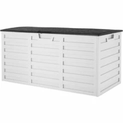 FIXKIT Coffre De Jardin De Rangement Extérieur 112x49x53cm,Coffre De Jardin 265L Avec Poignées Et Roulettes 8 FIXKIT Coffre De Jardin De Rangement Extérieur 112x49x53cm,Coffre De Jardin 265L Avec Poignées Et Roulettes -Rangement de jardin Soldes 50102047 2