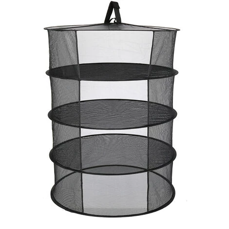 SUPERSELLER Etagère De Jardin 4 Couches Panier Suspendu Pliant Etendoir Herb Dry Net Ouverture Forme Sèche Sac Maille 600mm Diamètre Pour Herbes Fleurs Bourgeons Plantes, 4 Couches - 4 Couches 4 SUPERSELLER Etagère De Jardin 4 Couches Panier Suspendu Pliant Etendoir Herb Dry Net Ouverture Forme Sèche Sac Maille 600mm Diamètre Pour Herbes Fleurs Bourgeons Plantes, 4 Couches - 4 Couches – Image 2