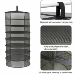 SUPERSELLER Etagère De Jardin 4 Couches Panier Suspendu Pliant Etendoir Herb Dry Net Ouverture Forme Sèche Sac Maille 600mm Diamètre Pour Herbes Fleurs Bourgeons Plantes, 4 Couches - 4 Couches 11 SUPERSELLER Etagère De Jardin 4 Couches Panier Suspendu Pliant Etendoir Herb Dry Net Ouverture Forme Sèche Sac Maille 600mm Diamètre Pour Herbes Fleurs Bourgeons Plantes, 4 Couches - 4 Couches -Rangement de jardin Soldes 50300574 5