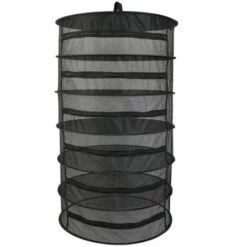 SUPERSELLER Etagère De Jardin Grille De Séchage Filet 6 Couches Avec Fermeture à Glissière Pliante Grille De Séchage Suspendue Pour Herbes Fleurs Bourgeons Plantes, 6 Couches