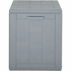 VidaXL Boîte De Rangement De Jardin 180 L Gris PP Rotin - Gris -Rangement de jardin Soldes 50459347 3