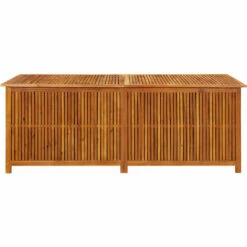 VidaXL Boîte De Rangement De Jardin 200x80x75 Cm Bois D'acacia Solide - Brun 8 VidaXL Boîte De Rangement De Jardin 200x80x75 Cm Bois D'acacia Solide - Brun -Rangement de jardin Soldes 50950120 2