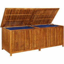 VidaXL Boîte De Rangement De Jardin 200x80x75 Cm Bois D'acacia Solide - Brun 11 VidaXL Boîte De Rangement De Jardin 200x80x75 Cm Bois D'acacia Solide - Brun -Rangement de jardin Soldes 50950120 5