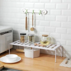 Étagère De Rangement Extensible Pour Placard De Cuisine, étagère à épices Sur Pied, étagère De Rangement Rétractable Pour Salle De Bain, Comptoir, Garde-manger (gris), Fontainebleau -Rangement de jardin Soldes 51212156 5