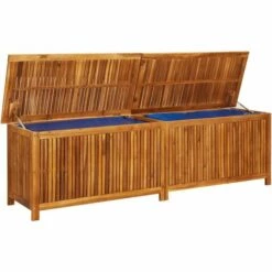 VidaXL Boîte De Rangement De Jardin 200x50x58 Cm Bois D'acacia Solide - Brun 11 VidaXL Boîte De Rangement De Jardin 200x50x58 Cm Bois D'acacia Solide - Brun -Rangement de jardin Soldes 51394997 5