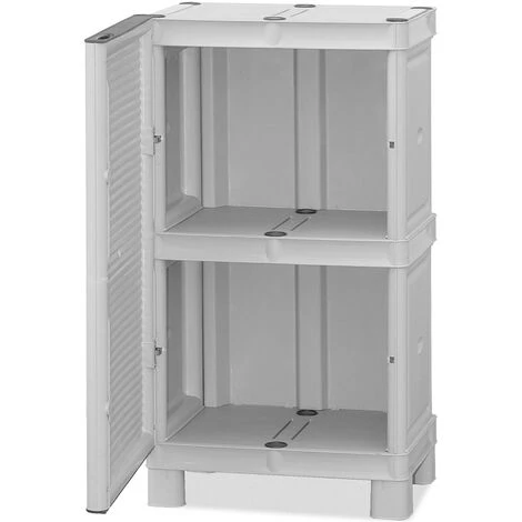 Dmora Cabinet Multi-usage Ou Interne, Une Armoire Basse à 1 Porte Et 1 étagère En Polypropylène, 100% Made In Italy, 50x39h92 Cm, Couleur Gris Clair 6 Dmora Cabinet Multi-usage Ou Interne, Une Armoire Basse à 1 Porte Et 1 étagère En Polypropylène, 100% Made In Italy, 50x39h92 Cm, Couleur Gris Clair – Image 4