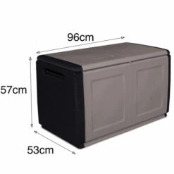 Dmora Tronc De Conteneur Polyvalent Polypropylène, Boîte Pleine Longueur, 100% Made In Italy, 96x53h57 Cm, Couleur Grise 9 Dmora Tronc De Conteneur Polyvalent Polypropylène, Boîte Pleine Longueur, 100% Made In Italy, 96x53h57 Cm, Couleur Grise -Rangement de jardin Soldes 51647197 4