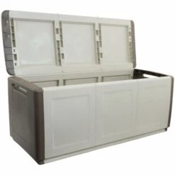 Dmora Tronc De Conteneur Polyvalent En Polypropylène, Boîte Pleine Longueur, 100% Made In Italy, 138x53h57 Cm, Couleur Gris Clair 8 Dmora Tronc De Conteneur Polyvalent En Polypropylène, Boîte Pleine Longueur, 100% Made In Italy, 138x53h57 Cm, Couleur Gris Clair -Rangement de jardin Soldes 51647204 3