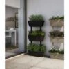 Dmora Ensemble De 3 Vases Pour Jardin De Légumes à Domicile, Ensemble De 3 Vases De Porte De Fleurs Pour Intérieur Ou Externe, 100% Made In Italy, 49x22h16 Cm, Couleur Anthracite 1 Dmora Ensemble De 3 Vases Pour Jardin De Légumes à Domicile, Ensemble De 3 Vases De Porte De Fleurs Pour Intérieur Ou Externe, 100% Made In Italy, 49x22h16 Cm, Couleur Anthracite -Rangement de jardin Soldes 51647280 1