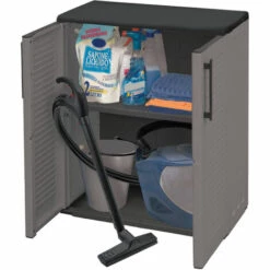 Dmora Armoire Polyvalente Multi-usines Ou Interne, Armoire Basse Avec 2 Portes Et 1 étagère En Polypropylène, 100% Made In Italy, 68x37h84 Cm, Couleur Grise 10 Dmora Armoire Polyvalente Multi-usines Ou Interne, Armoire Basse Avec 2 Portes Et 1 étagère En Polypropylène, 100% Made In Italy, 68x37h84 Cm, Couleur Grise -Rangement de jardin Soldes 51776658 4