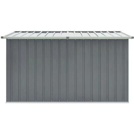 YOUTHUP Boîte De Rangement De Jardin Gris 171x99x93 Cm - Gris 5 YOUTHUP Boîte De Rangement De Jardin Gris 171x99x93 Cm - Gris – Image 3