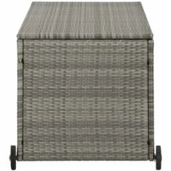 YOUTHUP Boîte De Rangement De Jardin Gris Clair 120x65x61 Cm Rotin - Gris 9 YOUTHUP Boîte De Rangement De Jardin Gris Clair 120x65x61 Cm Rotin - Gris -Rangement de jardin Soldes 51896014 3