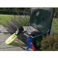 PLAST'UP ROTOMOULAGE COFFRE DE JARDIN 100L POUR STOCKAGE Et RANGEMENT-Vert Fonce-45cm -Rangement de jardin Soldes 52050273 3