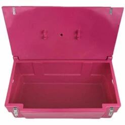 PLAST'UP ROTOMOULAGE COFFRE DE JARDIN 100L AVEC GRENOUILLERES CADENASSABLES POUR STOCKAGE Et RANGEMENT-Rose-45cm - Rose -Rangement de jardin Soldes 52050278 4