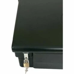 PLAST'UP ROTOMOULAGE COFFRE DE JARDIN 100L AVEC GRENOUILLERES Et CADENAS POUR STOCKAGE Et RANGEMENT-Vert Fonce-45cm - Vert Fonce -Rangement de jardin Soldes 52050294 3