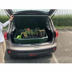 PLAST'UP ROTOMOULAGE COFFRE DE JARDIN 100L AVEC GRENOUILLERES Et CADENAS POUR STOCKAGE Et RANGEMENT-Vert Fonce-45cm - Vert Fonce -Rangement de jardin Soldes 52050294 4