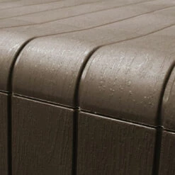 ASUPERMALL Boite A Coussins Marron 117x45,5x57,5 Cm 270 L -Rangement de jardin Soldes 52077642 4