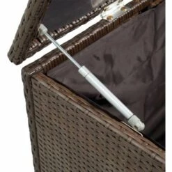 Topdeal Boîte De Rangement De Jardin Marron 120x50x60 Cm Résine Tressée 9 Topdeal Boîte De Rangement De Jardin Marron 120x50x60 Cm Résine Tressée -Rangement de jardin Soldes 52090680 3