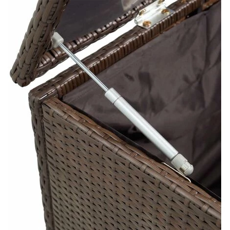 Topdeal Boîte De Rangement De Jardin Marron 120x50x60 Cm Résine Tressée 5 Topdeal Boîte De Rangement De Jardin Marron 120x50x60 Cm Résine Tressée – Image 3