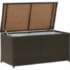 Topdeal Boîte De Rangement De Jardin Résine Tressée 100x50x50 Cm Marron 1 Topdeal Boîte De Rangement De Jardin Résine Tressée 100x50x50 Cm Marron -Rangement de jardin Soldes 52091626 1