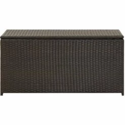 Topdeal Boîte De Rangement De Jardin Résine Tressée 100x50x50 Cm Marron 10 Topdeal Boîte De Rangement De Jardin Résine Tressée 100x50x50 Cm Marron -Rangement de jardin Soldes 52091626 4