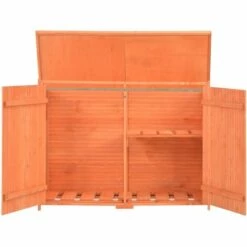 Topdeal Abri De Stockage De Jardin 120x50x91 Cm Bois VDFF07206_FR 10 Topdeal Abri De Stockage De Jardin 120x50x91 Cm Bois VDFF07206_FR -Rangement de jardin Soldes 52094263 4