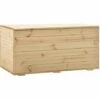 Topdeal Coffre De Rangement 120x63x50,7 Cm Bois De Pin Massif FF288583_FR 2 Topdeal Coffre De Rangement 120x63x50,7 Cm Bois De Pin Massif FF288583_FR -Rangement de jardin Soldes 52096343 1