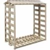 Topdeal Abri De Stockage à Bois De Chauffage 150x90x176 Cm Pin Imprégné VDFF27680_FR -Rangement de jardin Soldes 52102065 1